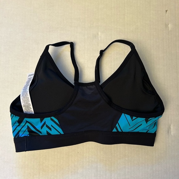 Nike Pro Indy Freeze Frame Sports Bra Geometric athletic Sports Bra Sz-M. AA8 - Picture 6 of 12